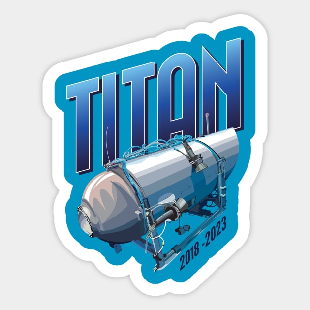 Titan Sticker by MindsparkCreative